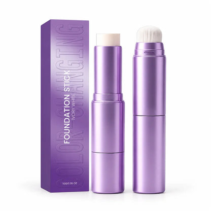 Creamy Foundation Stick with Built-In Blending Brush