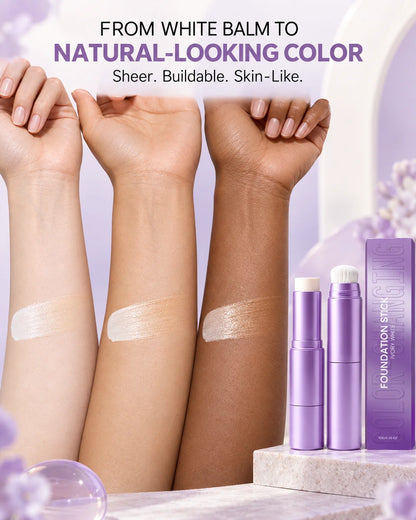 Creamy Foundation Stick with Built-In Blending Brush