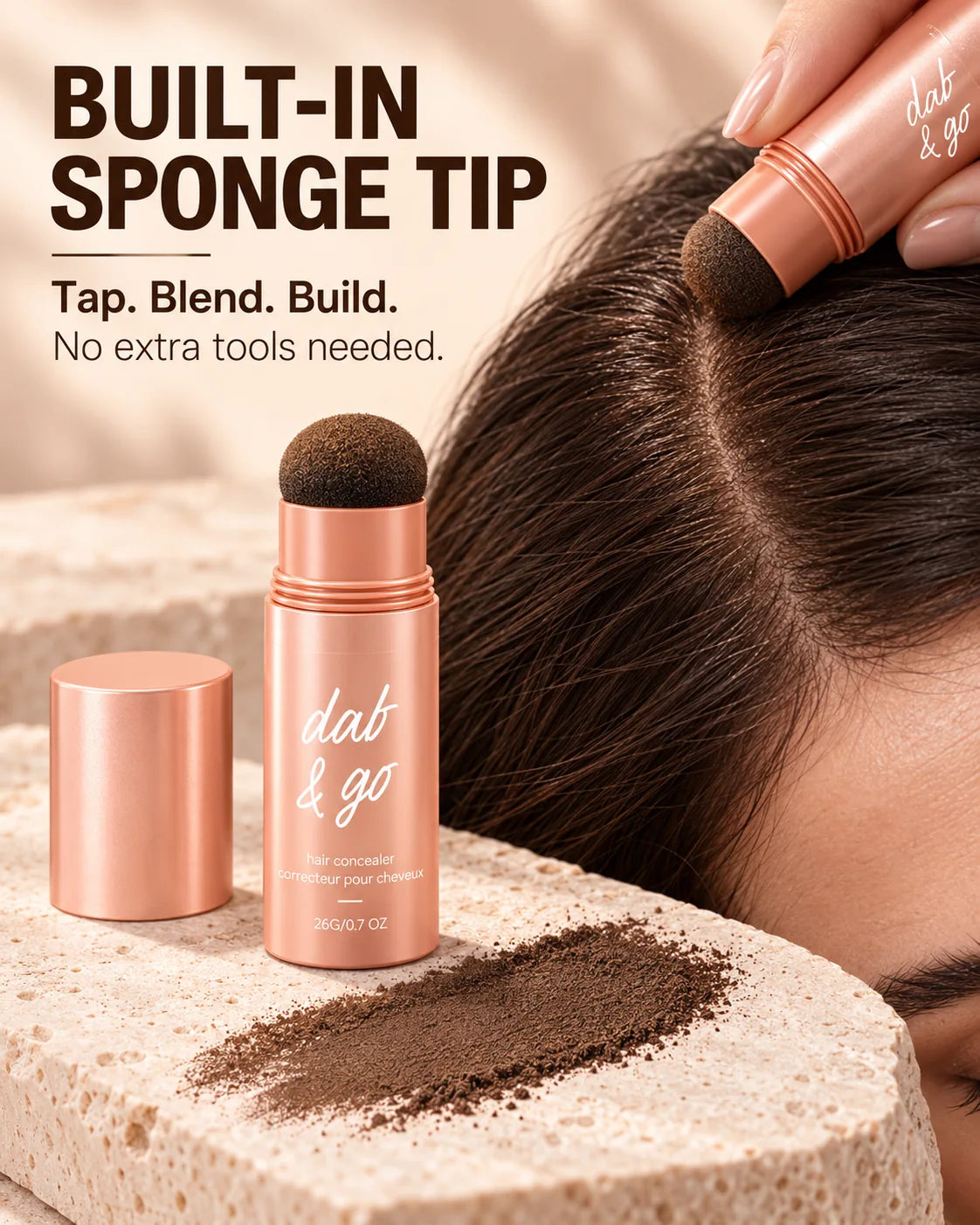 Flawless-Looking Hairline Styling Powder